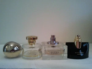 Bulk Lot Of 4 Used Womens Fragrances DKNY, RALPH LAUREN, GUCCI, BVLGARYJasmine N - Picture 1 of 3