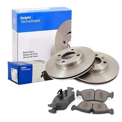 DELPHI Juego de Pastillas Freno + Discos Ventilado Delant. para Suzuki Swift II - Imagen 1 de 3