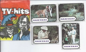 DAKTARI Unopened Packet of TV Hits Cards 1970's unused Packet containing 4 cards - Picture 1 of 1
