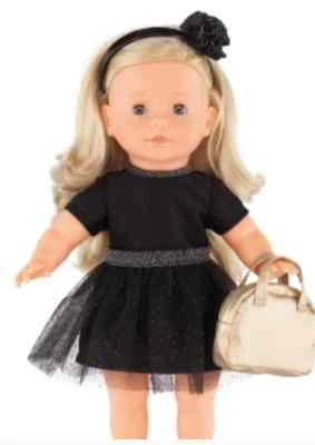 robe de fête noire pour ma corolle 36 CM