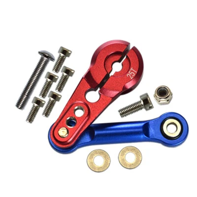 NUEVO GPM Racing Aluminio Tie Rod + 25T Servo Cuerno Rojo: Arrma 1:8 Kraton 6S Foto 1 de 3