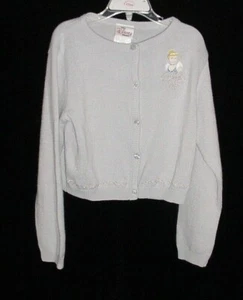 Disney Store Girls PRINCESS CINDERELLA Cardigan Sweater size 4/5 NWT - Picture 1 of 1