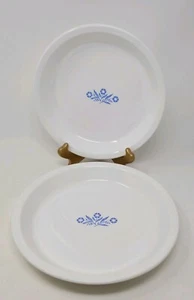 Corning Ware 9” Pie Plates - P-309 Blue Cornflower - Set of 2 - Excellent! - Bild 1 von 5