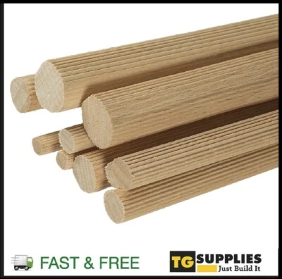 High Quality Beech Wooden Dowel – 1000mm Smooth Wooden Rod | Wooden Peg - Image 1 of 4