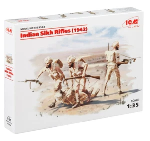 Indian Sikh Rifles (1942) WWII 1939-1945 Scale Model Kit ICM 35564 - 1/35  - Picture 1 of 7