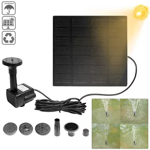 Solarpumpe 1.8W Wasserspiel Springbrunnen Teichpumpe Solar Pumpe Teich Brunnen - Bild 1 von 12