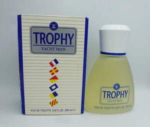 *** VINTAGE *** YACHT MAN TROPHY - Eau de Toilette Splash 200ml - Picture 1 of 5