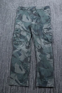 Wrangler Slim Straight Stretch Cargo Jeans Adjustable Waist Boy's 14 Husky - Picture 1 of 16