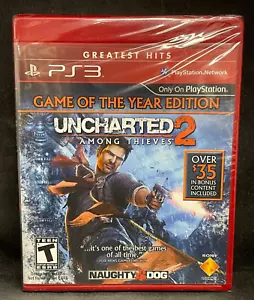 Uncharted 2: Among Thieves Juego del Año (Greatest Hits) (PS3) NUEVO - Imagen 1 de 2