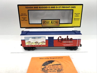 MTH RailKing 30-78092 Lasko Birch Beer Reefer New O O-27 #35946 New Jersey - Image 1 of 4