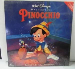 Pinocchio Laserdisc- Walt Disney Masterpiece Restored New/Sealed - Picture 1 of 3