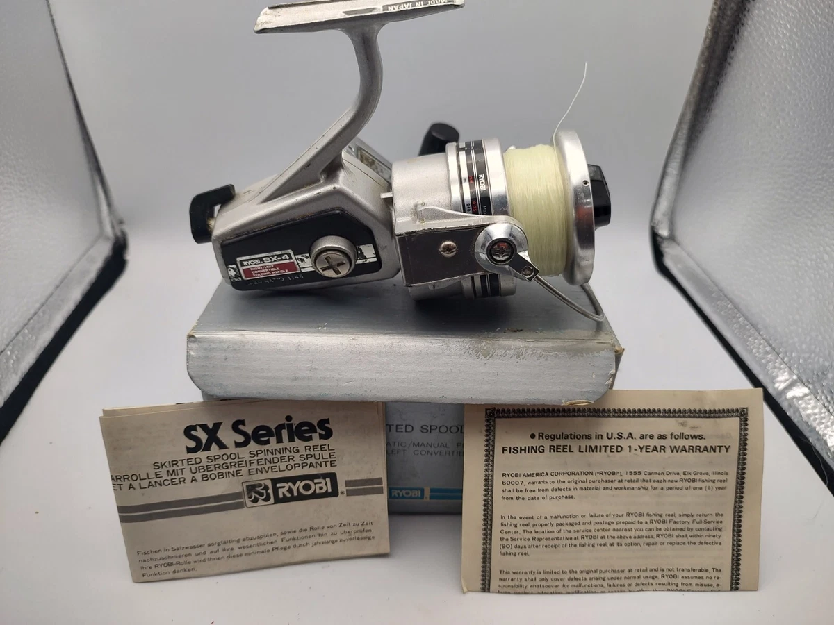 【まとめ売り】リール　RYOBI　DAIWA　DIAMOND　他　1942s0027 RYOBI SX4n SPINNING REEL - MADE IN JAPAN | eBay