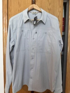 NWT Simms Men's Flyover Shirt Medium Sterling - Picture 1 of 7