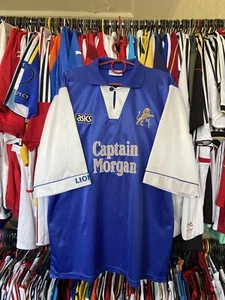 MILLWALL 1994 1995 1996 HOME FOOTBAL SHIRT SOCCER JERSEY ASICS sz XL MEN - Picture 1 of 19