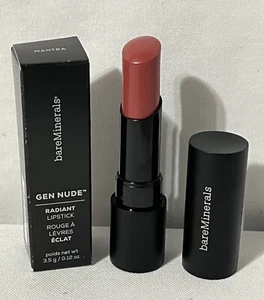 BAREMINERALS GEN NUDE RADIANT LIPSTICK MANTRA 0.12 OZ NEW IN BOX - Picture 1 of 5