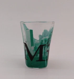 Miami Double Shot Glass Square Heavy Base - Picture 1 of 6