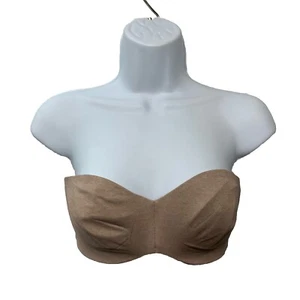 DELIMIRA Women's Strapless Bra Unlined Underwire Minimizer W592S Size 34B Brown - Picture 1 of 6