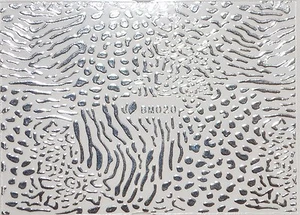 Silber metallic Sticker im Tierprint Mix Muster #20 - Bild 1 von 1