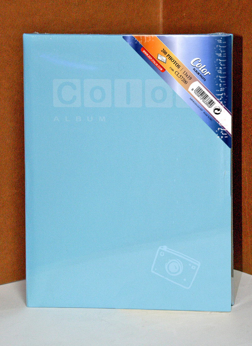 Album Portafoto Per 200 Foto 13x19cm - Con Memo, Interni Bianchi, Misure 27x28.5cm - Foto 3