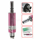 1-10 Pink Dental 4Hole Low Speed Handpiece Air Motor E-Type Fit Nsk Contra Ere