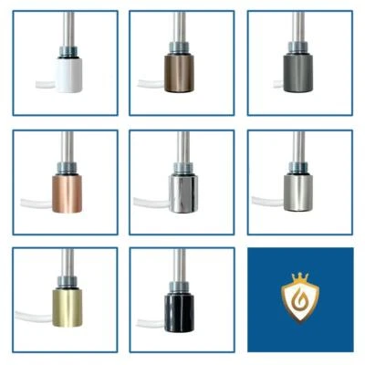 VALVE KINGS Electric Heating Elements for Towel Rails & Radiators (150W to 900W) 8 Colours