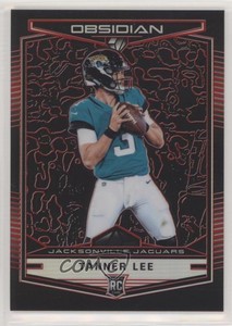 2018 Panini Obsidian Electric Etch Red /5 Tanner Lee #200 Rookie RC