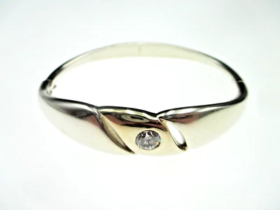 Quinn Designer Armreif 925 Sterling Silber Schmuckstein Vintage Silver Bangle - Bild 1 von 4