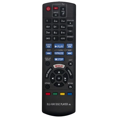 N2QAYB001030 Fernbedienung f??r Panasonic BluRay Player DMP-BDT181EF DMP-BDT130