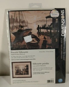 Craft Counted Cross Stitch Kit by Dimension "Peaceful Silhouette" 13x10 APR2020 - Picture 1 of 11