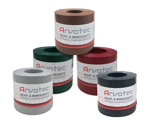 Sichtschutz 25m "Rillen-Optik", Sichtschutzstreifen Doppelstabmattenzaun Zaun - Bild 1 von 7