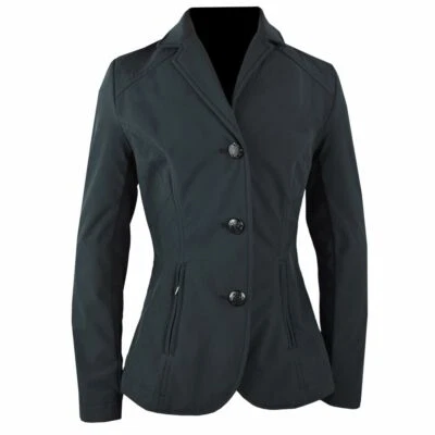 KAKI English Horse Riding Jacket Fleece Lined Cool Weather Hunt Coat Girls Size 10-16