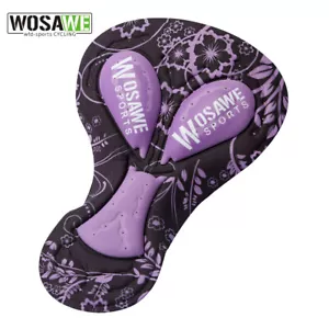 WOSAWE 3D Gel Pad DIY for Cycling Shorts Breathable Comfort Soft Silicone Sponge - Picture 1 of 9