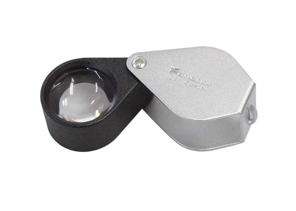 Eschenbach Loupe for Inspection Folding Metal 12x Magnifier 1176-12