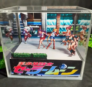 Sailor Moon - Cubo 3D Diorama Hecho a Mano - Videojuegos - Shadowbox - Imagen 1 de 1