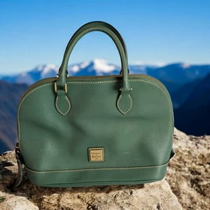 dooney and bourke domed satchel Teal Women's Hand Bag Zip Up Riverdale Fashion - Picture 1 of 18