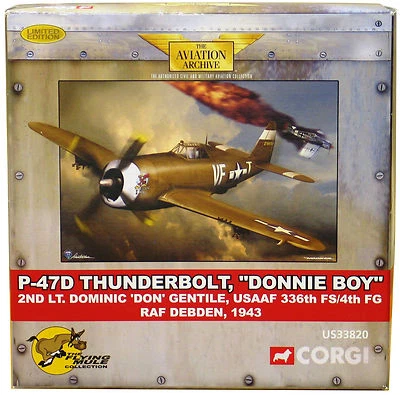 Corgi Flying Mule US33820 P-47 Thunderbolt Donnie Boy Dominic Gentile - 635/750 - Image 1 of 4
