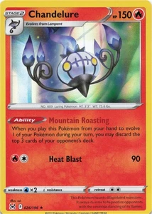 Pokemon - Chandelure #026/196 - SWSH11: Lost Origin Holo - Picture 1 of 2
