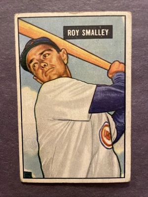1951 Bowman #44 Roy Smalley Chicago Cubs - Imagem 1 de 2