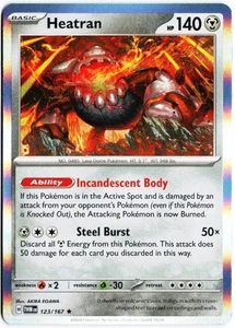 Pokemon Heatran Raro Holo TWM 123/167 NM - Imagen 1 de 2