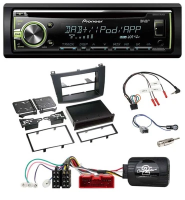 Pioneer DAB USB MP3 Lenkrad CD Autoradio für Mazda 3 2009-2013 analog - Bild 1 von 4