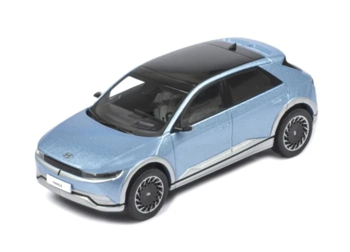 Ixo 1/43 Hyundai Ioniq 5 2022 Lucid Metallic Blue LHD CLC514N Model Car