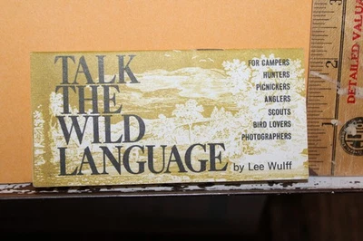 Folleto de colección Talk The Wild Language Game Calls Lee Wulff Wild Life Foto 1 de 4