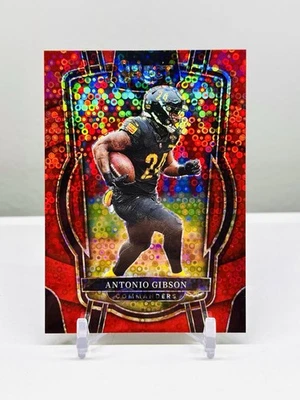 2022 Panini Select Club Level Red Disco Prizm /49 Antonio Gibson #202 - Image 1 of 3