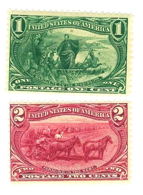 EAS_STAMPS US #285- 286 MNH SCV $147.50 - Image 1 of 2