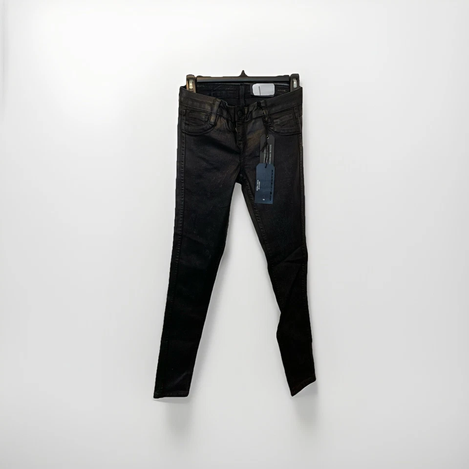 Bleulab Reversible Detour Coated Women’s Black Jeans  Size 25 S Small New NWT - Image 1 of 4