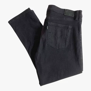 Pantalones de mezclilla ajustados negros Levis 311 para mujer talla 32 W33 85 cm L24 con dobladillo elástico moldeado - Imagen 1 de 14