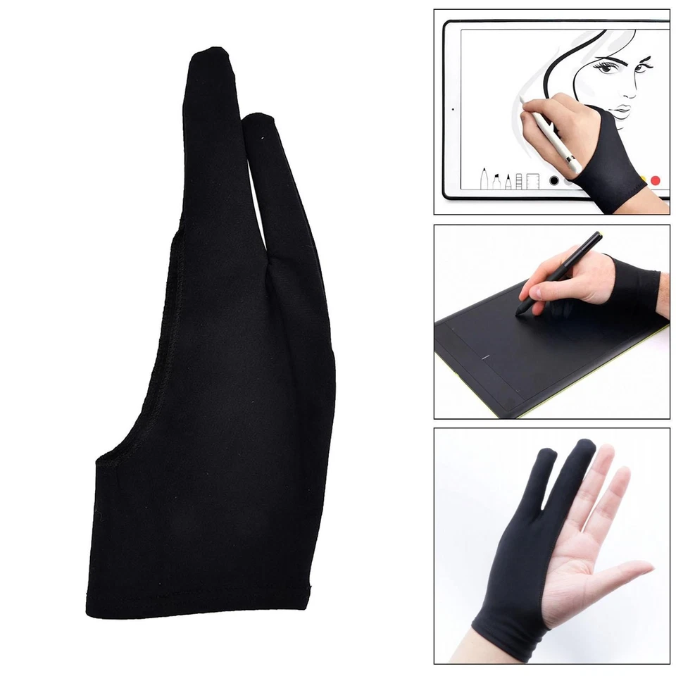 Two-Finger Glove for Graphics Drawing Tablet Artist Digital Drawing Glove - Image 1 of 1