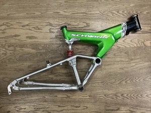 Schwinn S30 Full Suspension Mountain Bike Frame Green 17.5” 26” 1999 - Picture 1 of 24