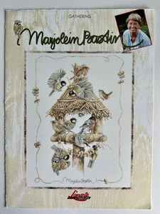 MARJOLEIN BASTIN Bird House Gathering Counted Cross Stitch Pattern by Lanarte - Picture 1 of 1