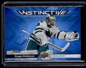 2023-24 UPPER DECK INSTINCTIVE KAAPO KAHKONEN SAN JOSE SHARKS #IN-14 INSERT - Picture 1 of 2